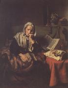 Nicolaes maes An old Woman asleep (mk33) France oil painting artist